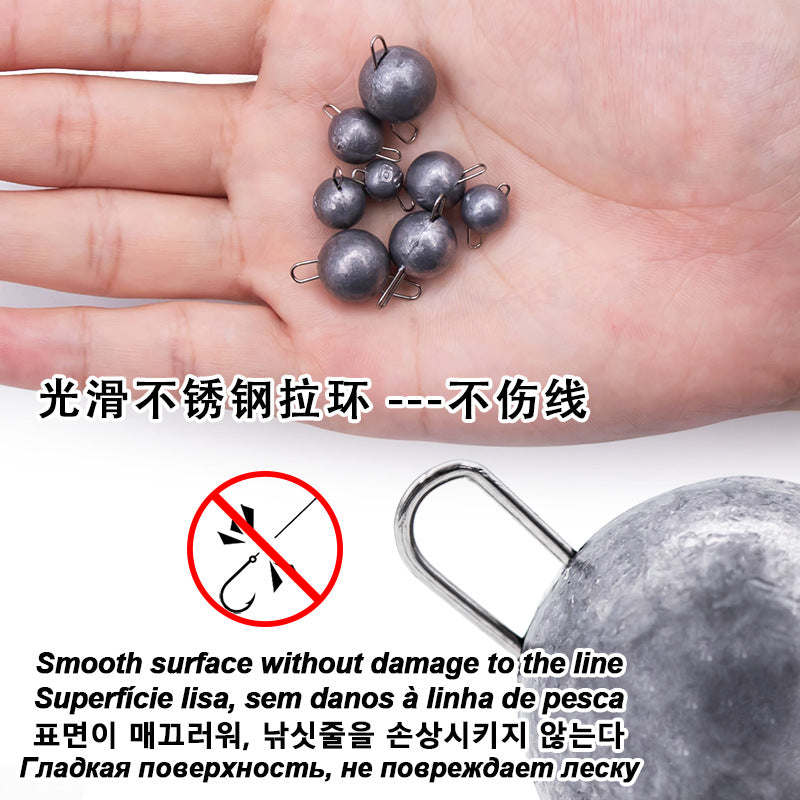 A Luya quick hanging lead drop big-eared macaque counterweight lead round