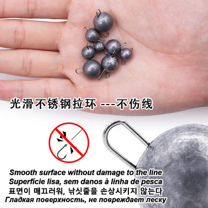 A Luya quick hanging lead drop big-eared macaque counterweight lead round