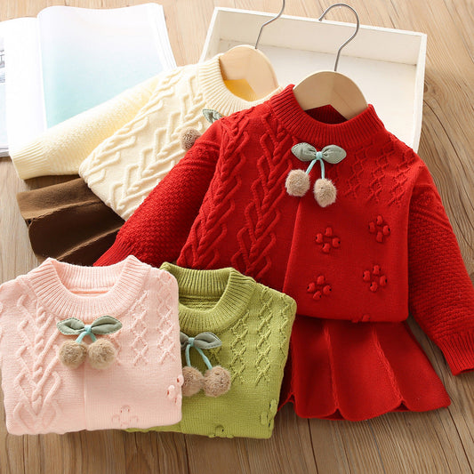 A girls sweater set