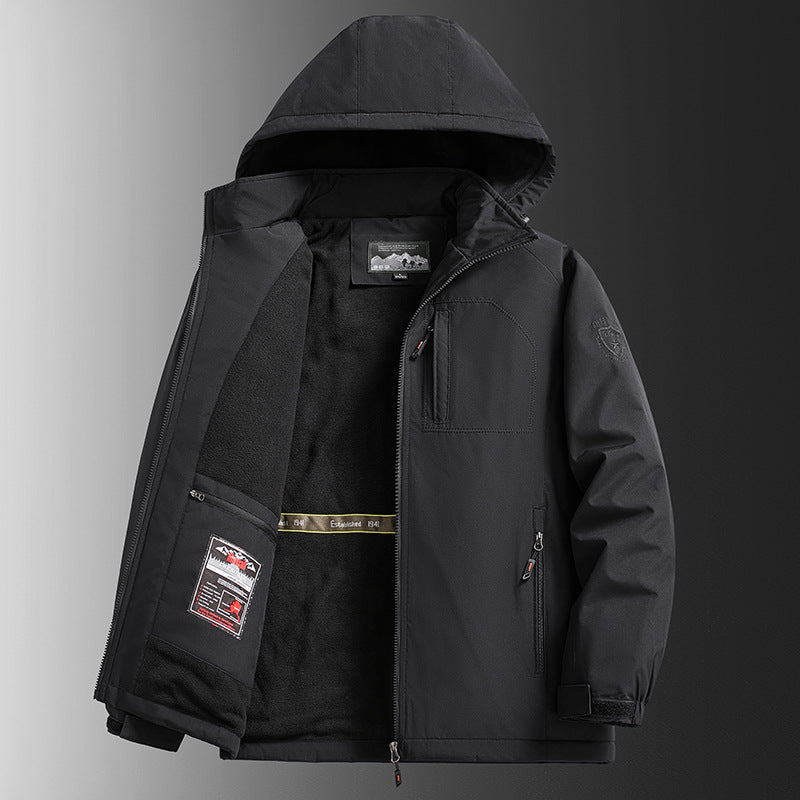 A men's fleece jacket