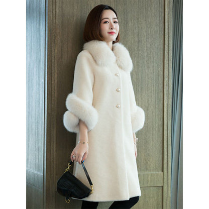 A medium and long coat