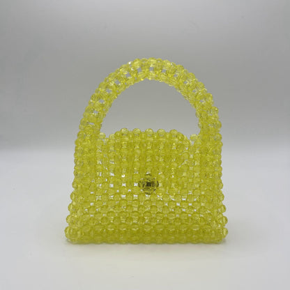 A niche design bag women's summer high-value girlfriends with the same multi-color cut beaded bag handmade DIY handbag