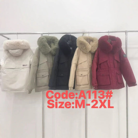 A Fleece-Lined Thickened Warm Jacket