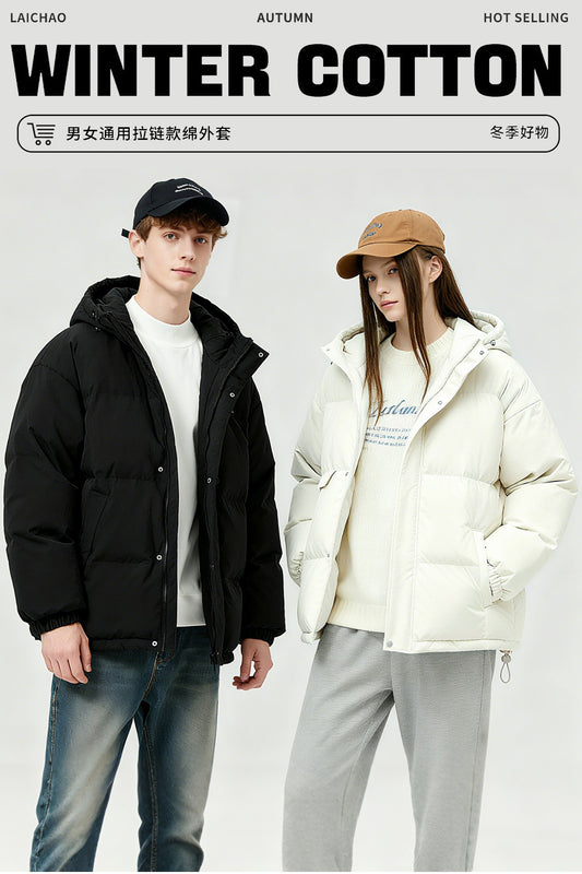 A Winter coat for men and women of the same style