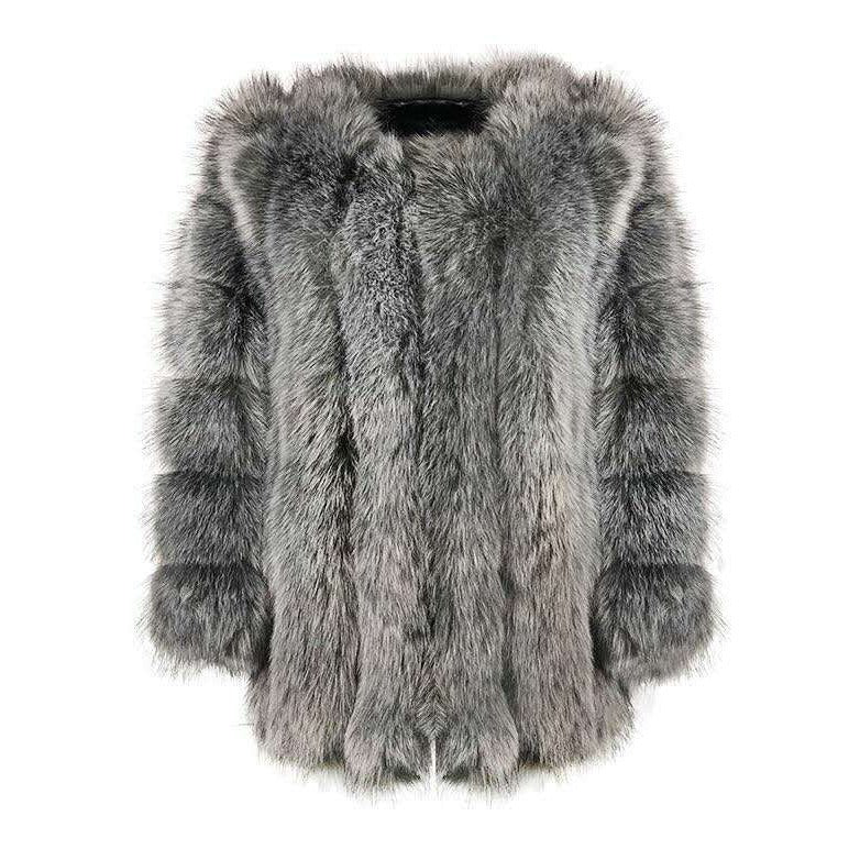 A faux fur jacket
