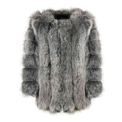A faux fur jacket