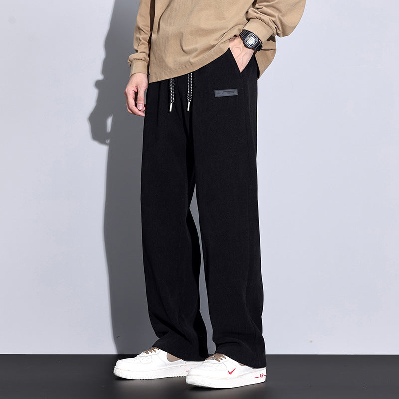 A men's fleece trousers