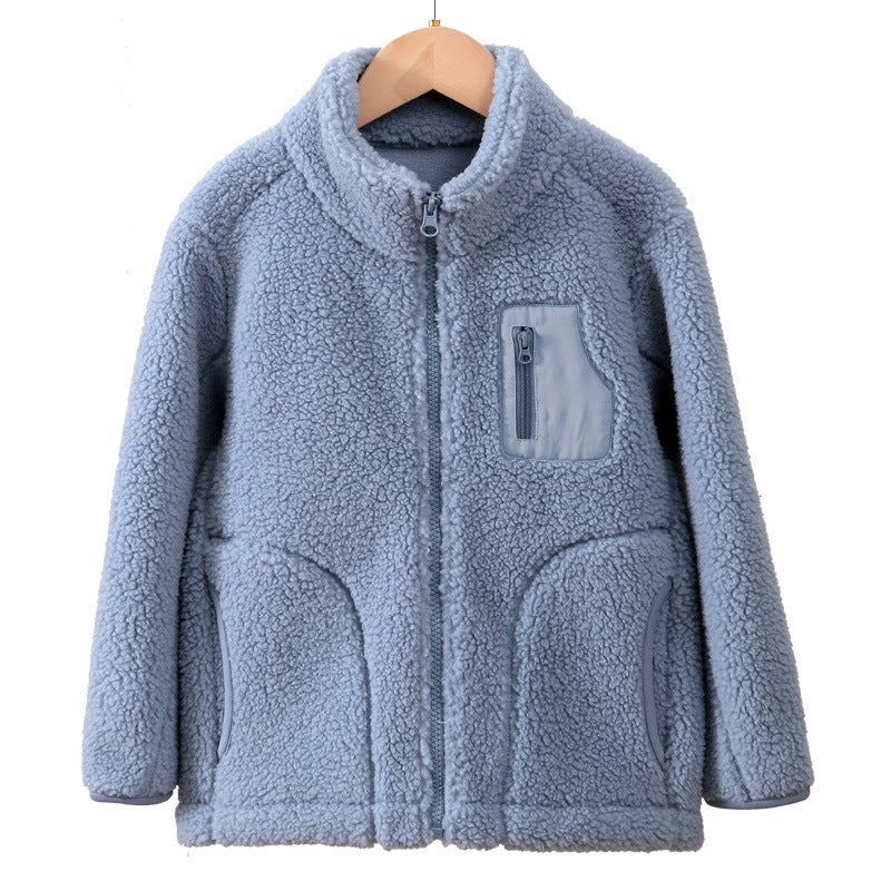A Children's fleece warm jacket