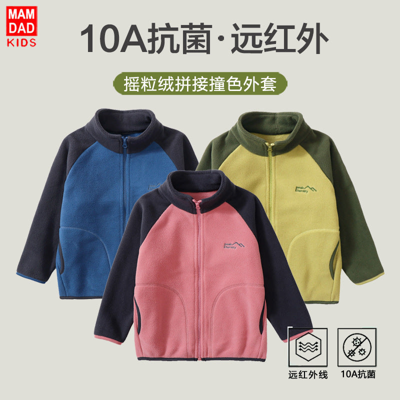 A Children's fleece warm jacket