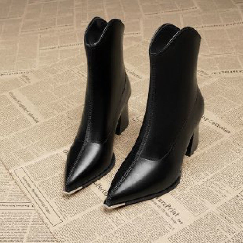 A pointed boot