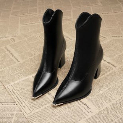 A pointed boot