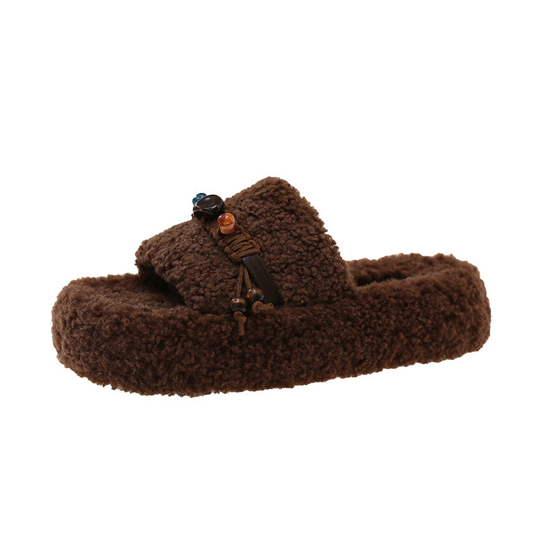 A plush slipper