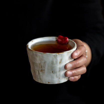 A ceramic teacup
