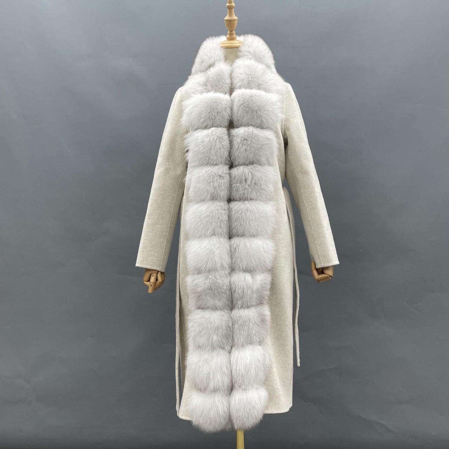 A double-sided woolen coat