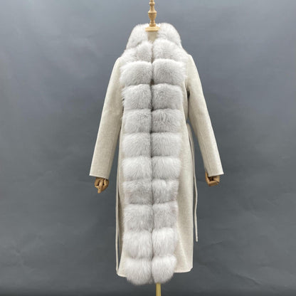 A double-sided woolen coat