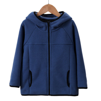A Children's fleece warm jacket