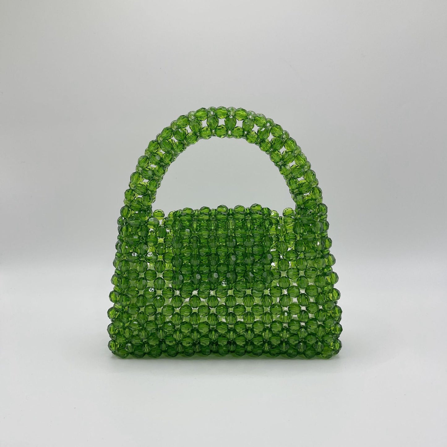 A niche design bag women's summer high-value girlfriends with the same multi-color cut beaded bag handmade DIY handbag