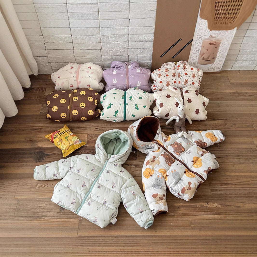 A Children's reversible warm jacket