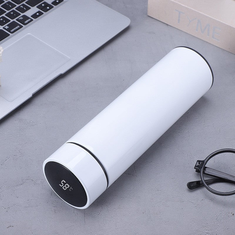 A 304 stainless steel thermos cup men's and women's creative business water cup temperature control cup (sample moq: 3piece)