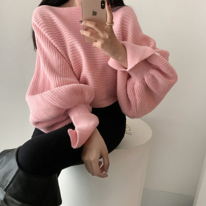 A knitted sweater