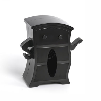 A tissue storage box