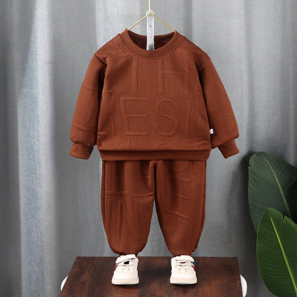 A Children's two-piece sweatshirt set