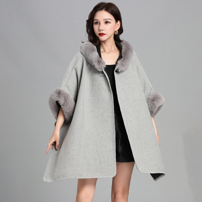 A cape  coat