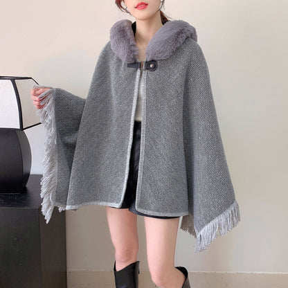 A faux fur jacket