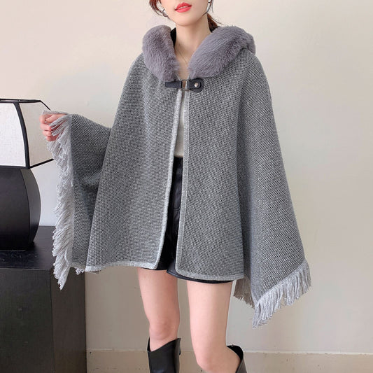 A faux fur jacket