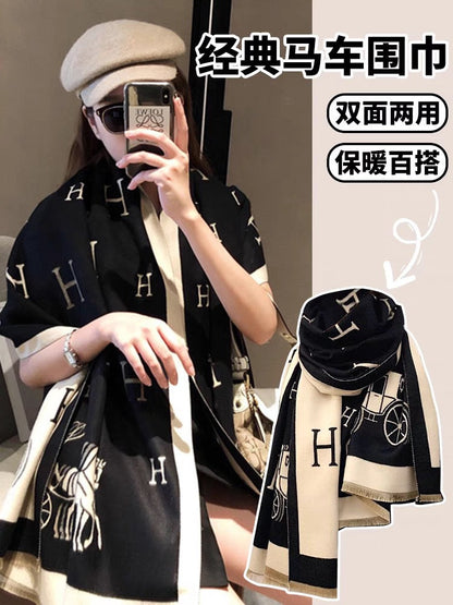 A scarf a warm shawl