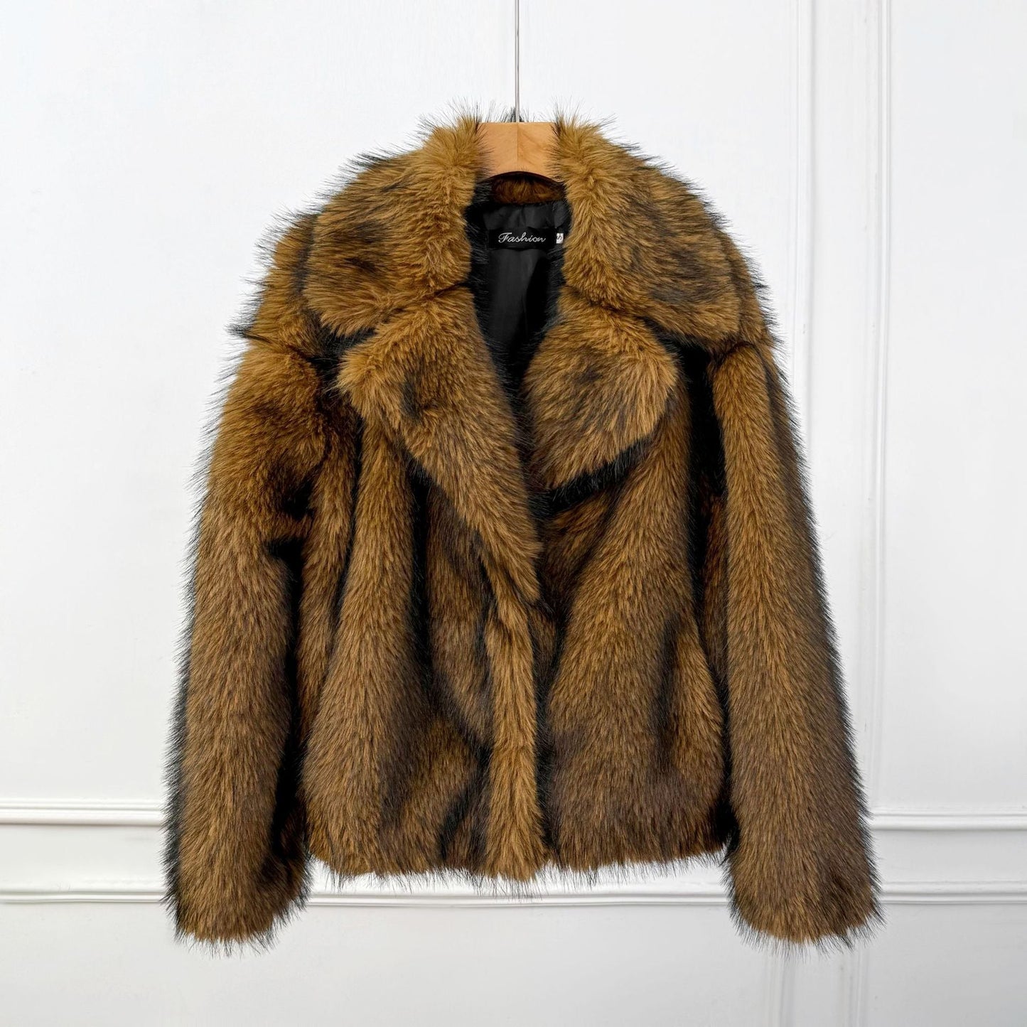 A faux fur jacket