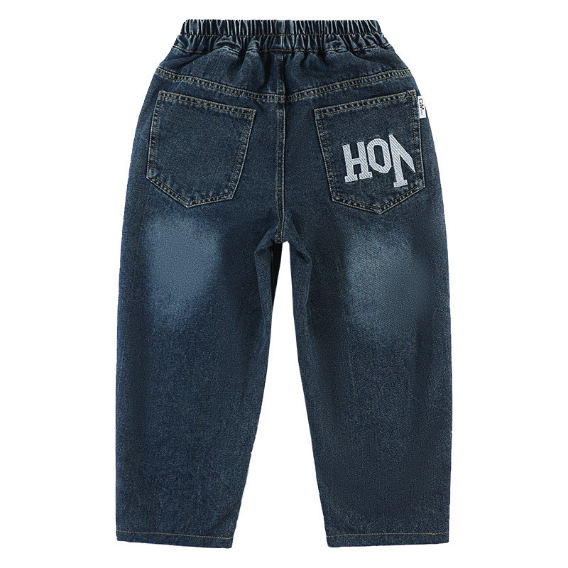 A children's pants jeans