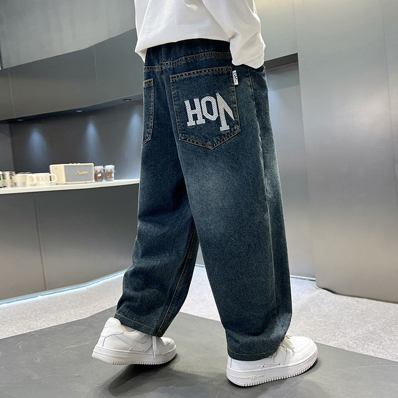 A children's pants jeans