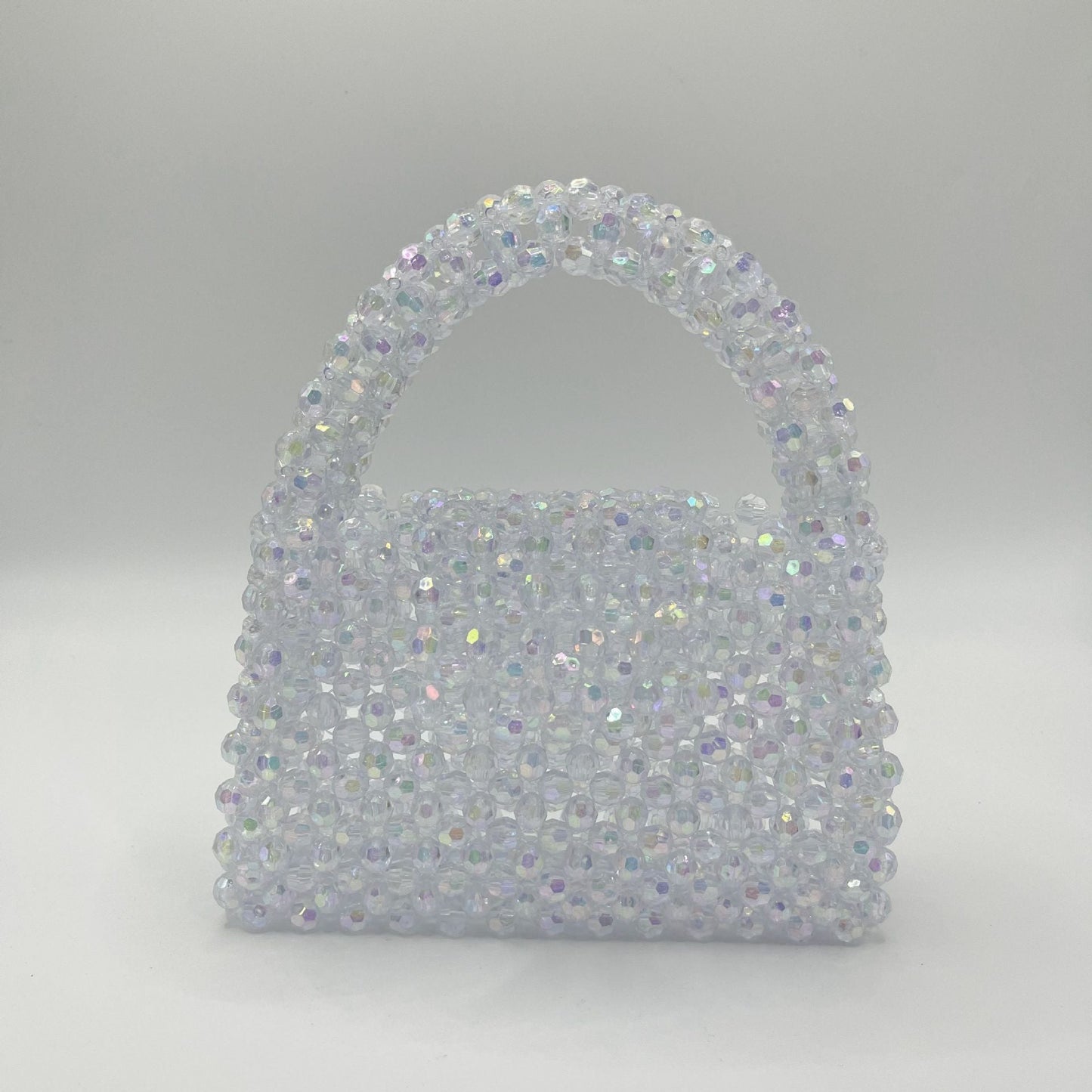 A niche design bag women's summer high-value girlfriends with the same multi-color cut beaded bag handmade DIY handbag
