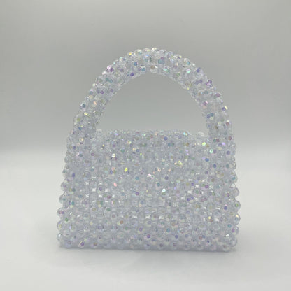 A niche design bag women's summer high-value girlfriends with the same multi-color cut beaded bag handmade DIY handbag