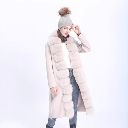 A double-sided woolen coat