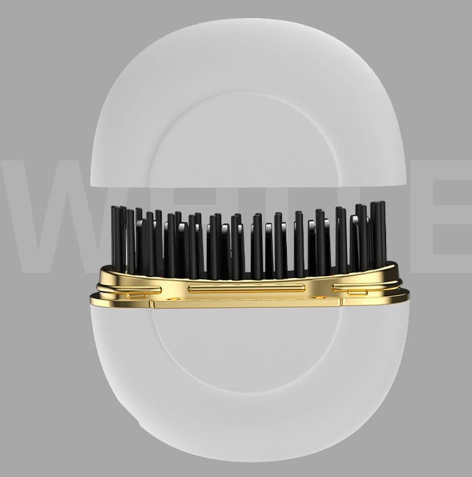 A Mini Hair Straightening Comb Wireless New Rechargeable Hair Straightener Portable Hair Care Home Styling Comb without Damaging Hair