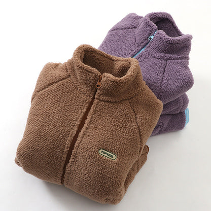 A Children's fleece warm jacket