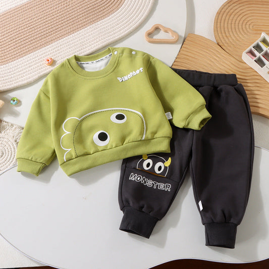 A Children's two-piece sweatshirt set