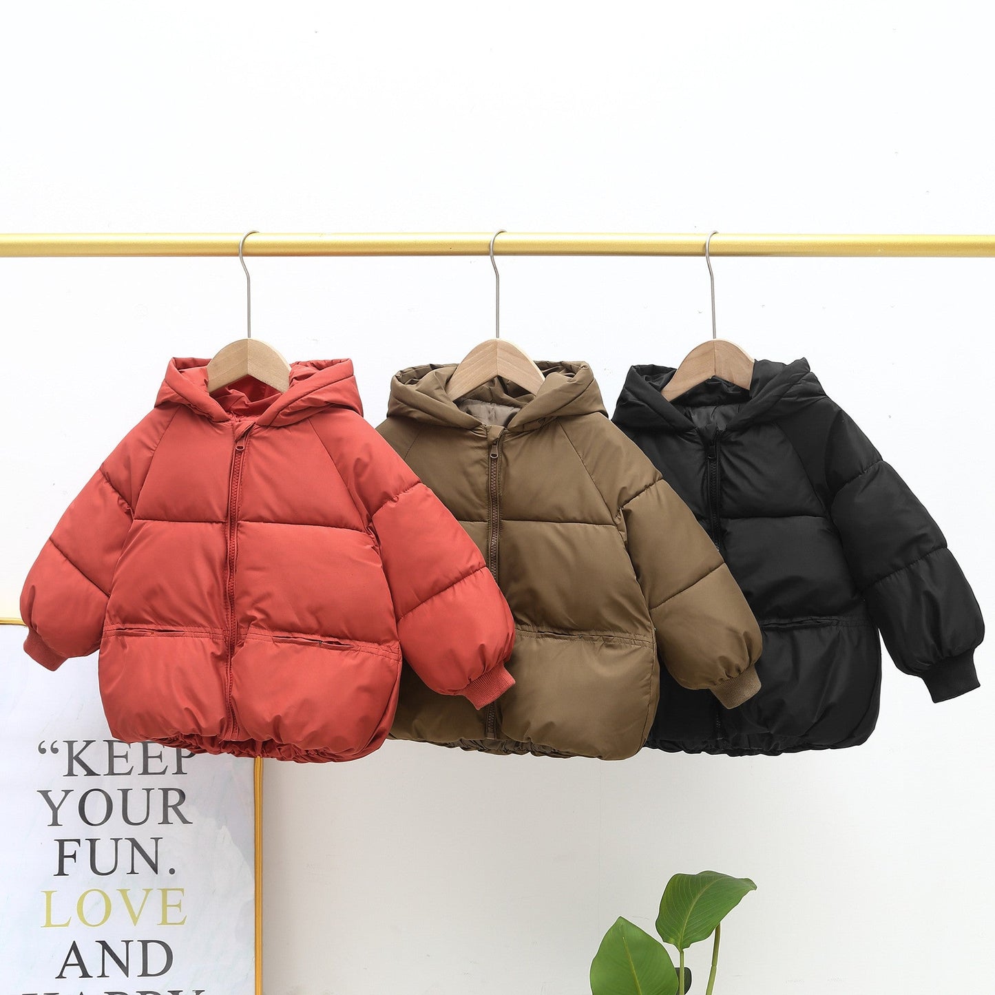A Children's warm jacket