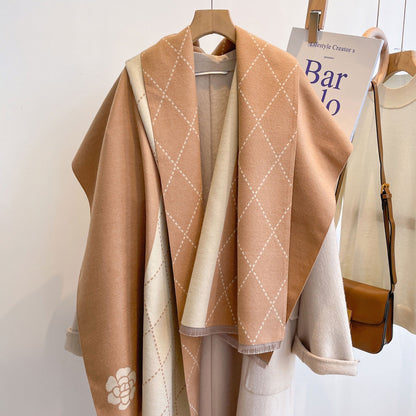 A scarf a warm shawl