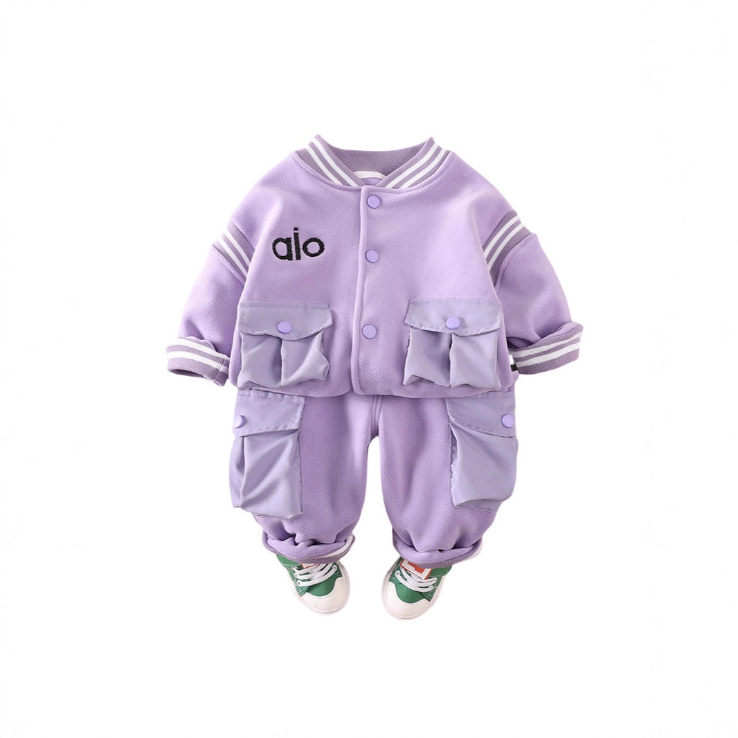 A children's fleece set
