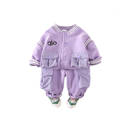 A children's fleece set