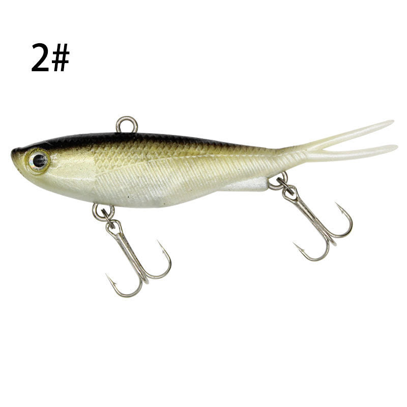 A soft lure fork tail bag lead fish simulation bait 21g