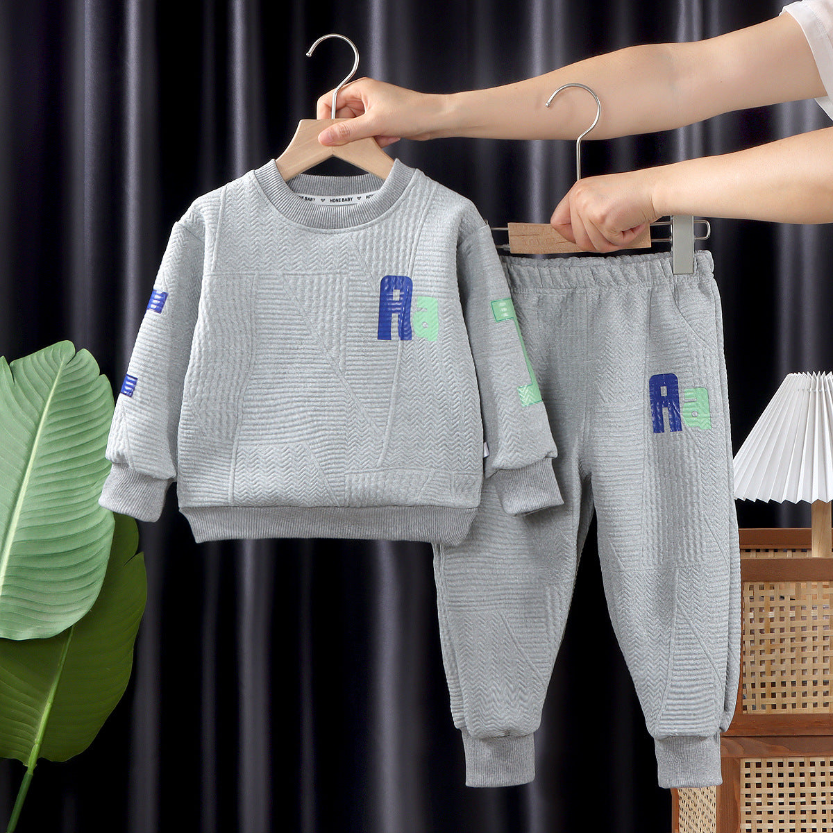 A Children's two-piece sweatshirt set
