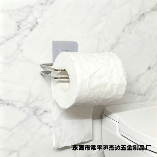 A Stainless steel towel rack Roll paper rack