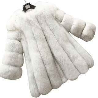 A faux fur jacket