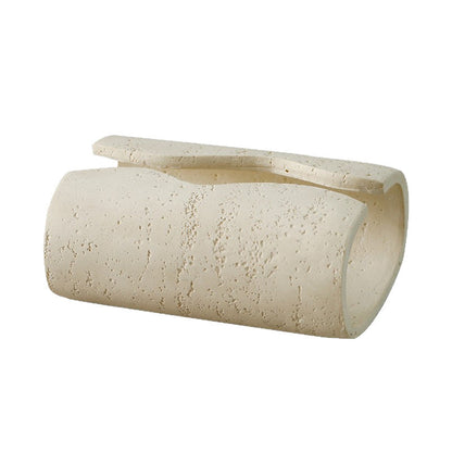 A tissue box, living room coffee table, high-end light luxury desktop ornament, medieval creative model room, resin pumping carton