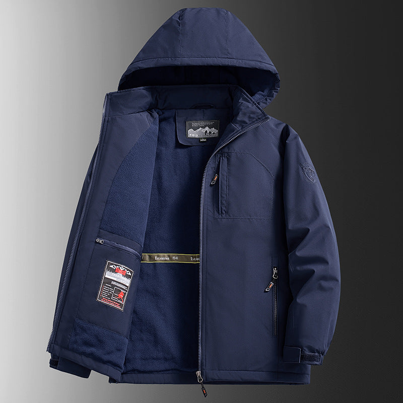 A men's fleece jacket