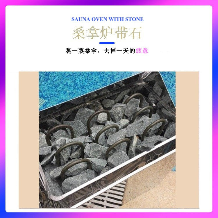 A steam room family sauna